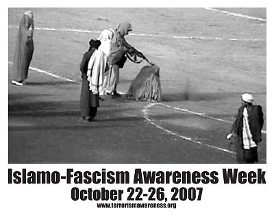 Islamo Fascism Awareness Week Poster